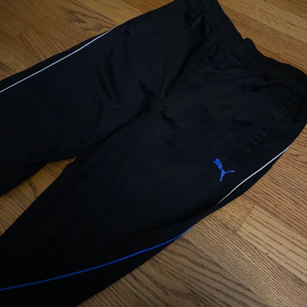 Puma blue and black sweatpants